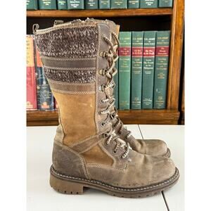Bos. & Co. Brown Tan Heeled Boots